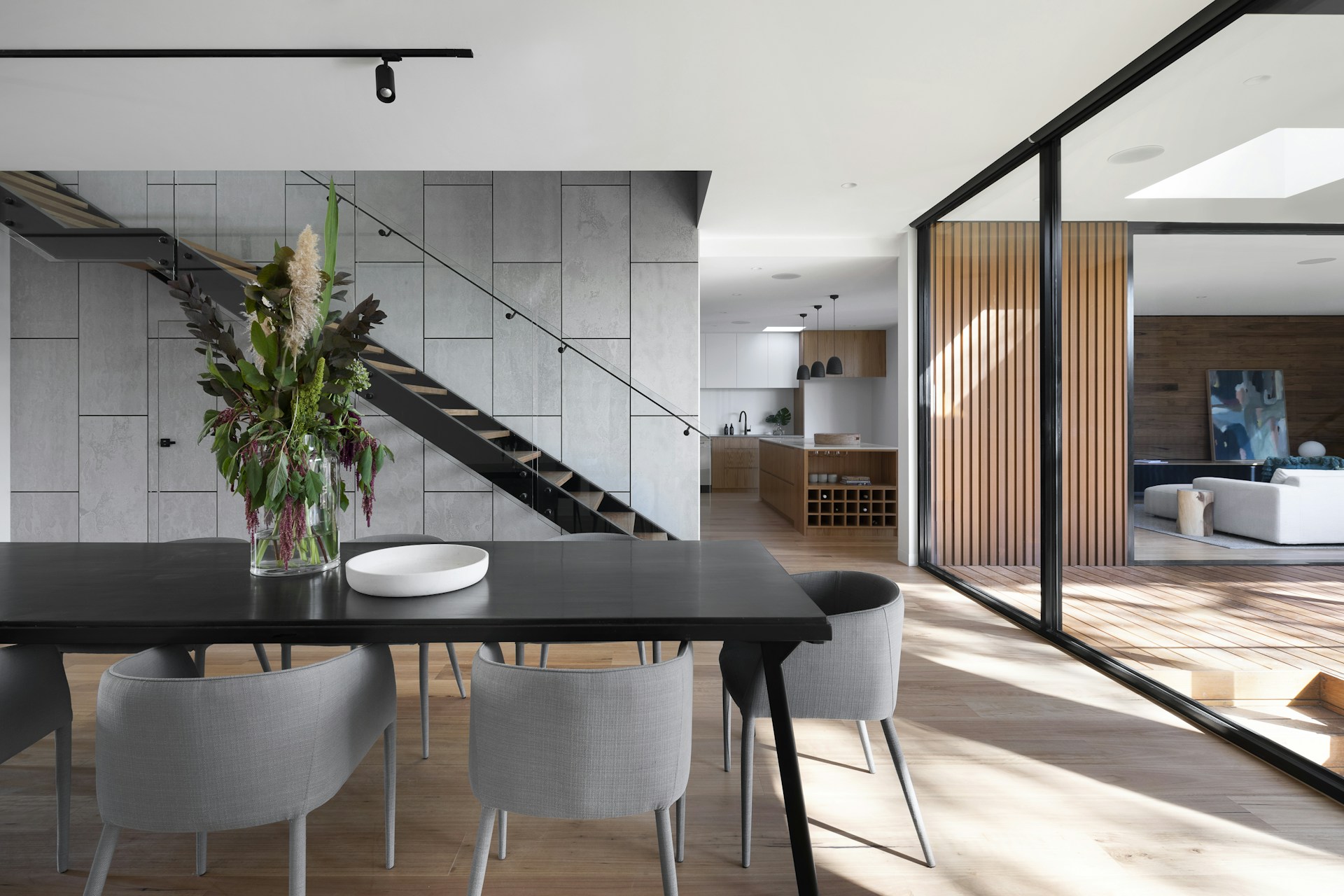Luxury staged interior